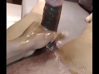Hot guy jerking off