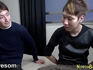 Asian twink butt fucked
